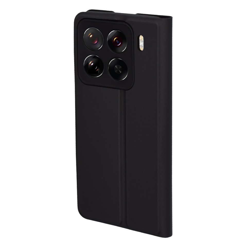 Husa pentru Xiaomi 15 Pro, SKYDDAR INNOVATION, Magskin Book, tip Carte cu Portofel Interior, set cu sticker, Negru - 2 | YEO