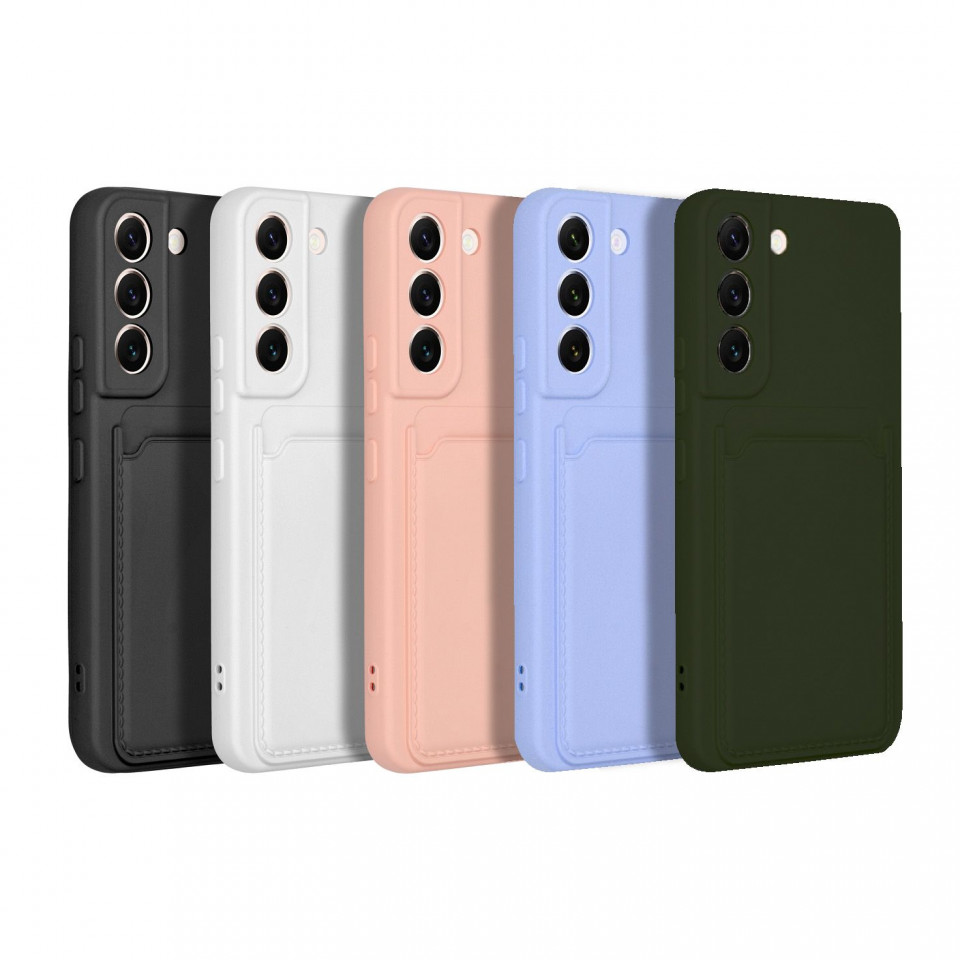 Husa pentru Xiaomi Redmi 13C din silicon, Skyddar Cards - Verde - 2 | YEO