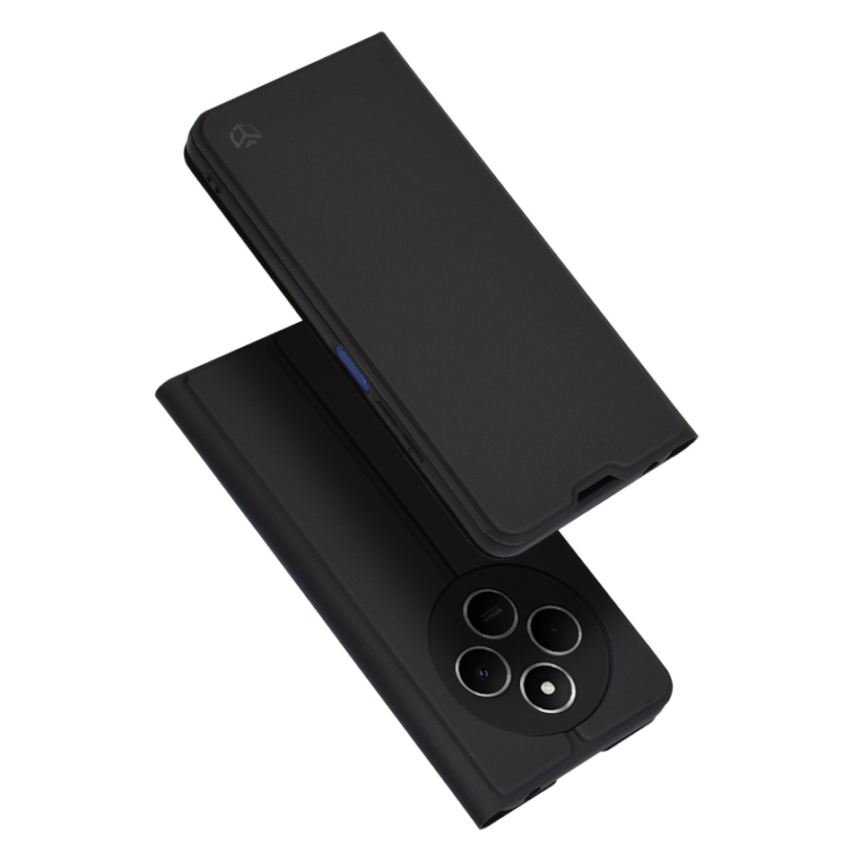 Husa pentru Xiaomi Redmi 14C / Poco C75, SKYDDAR INNOVATION, Magskin Book, tip Carte cu Portofel Interior, set cu sticker, Negru