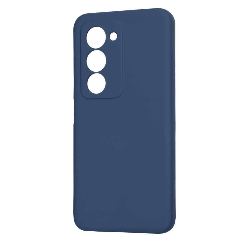 Husa pentru Xiaomi Redmi 15 5G / Redmi 15 4G, SKYDDAR INNOVATION, din Silicon Catifelat, SoftElegance, set cu sticker, Bleumarin - 3 | YEO