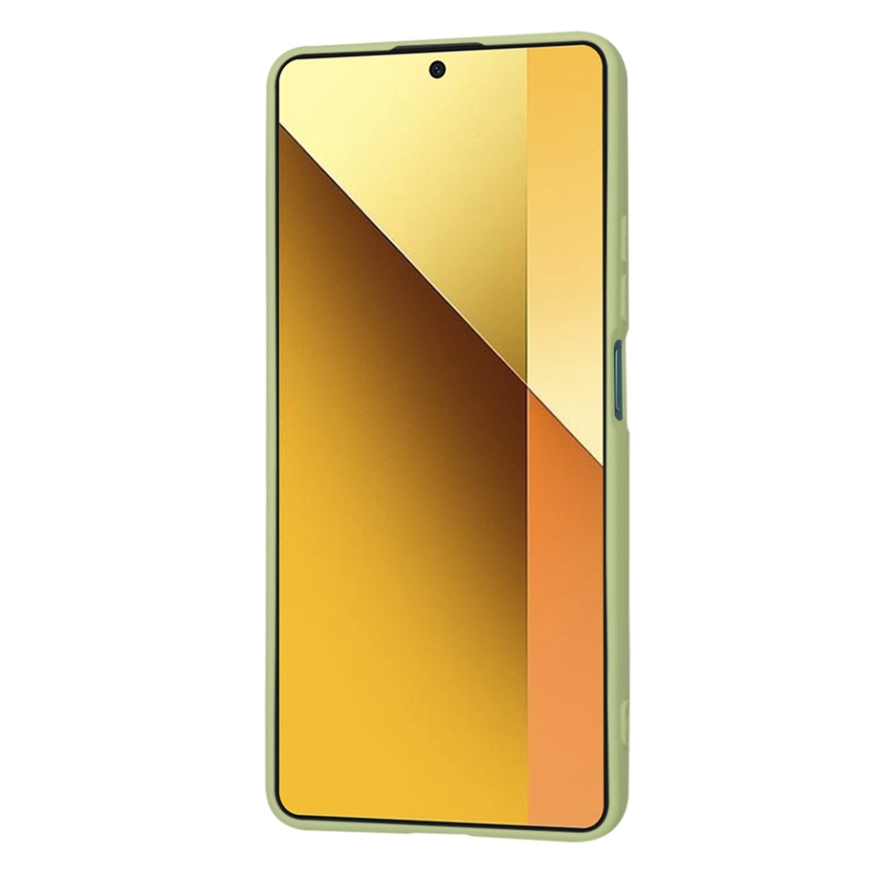 Husa pentru Xiaomi Redmi Note 13 5G din Silicon Catifelat, Protectie Premium, Skyddar SoftElegance - Verde - 2 | YEO