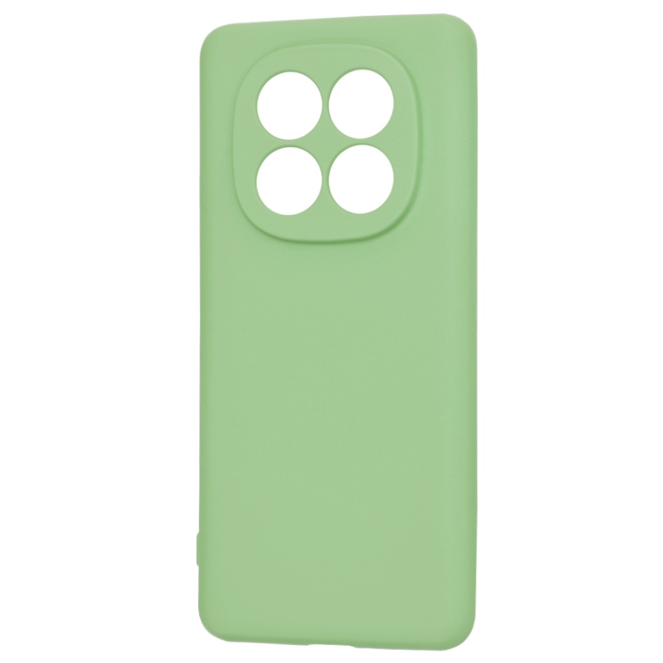 Husa pentru Xiaomi Redmi Note 14 Pro / Poco X7 din Silicon Catifelat, Protectie Premium, Skyddar SoftElegance - Verde deschis - 1 | YEO