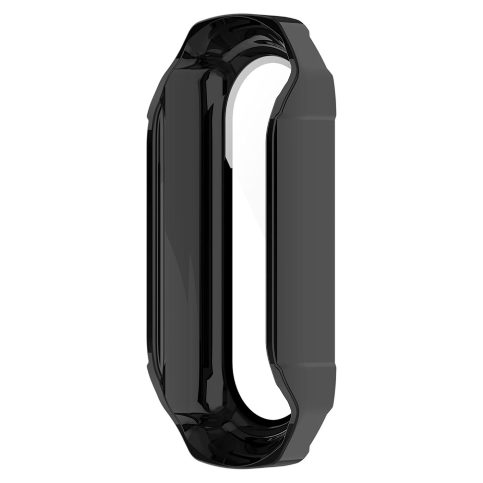 Husa Protectie 360°, Ultra-Subtire, Anti-Soc pentru Xiaomi Smart Band 7 / 7 NFC, Anti-Soc Full Screen - Negru - 2 | YEO