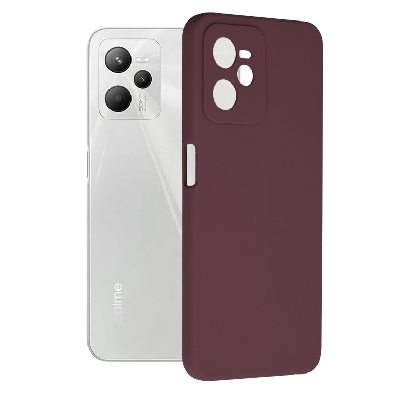 Husa Realme C35 / Narzo 50A Prime din silicon moale, Techsuit Soft Edge - Mov