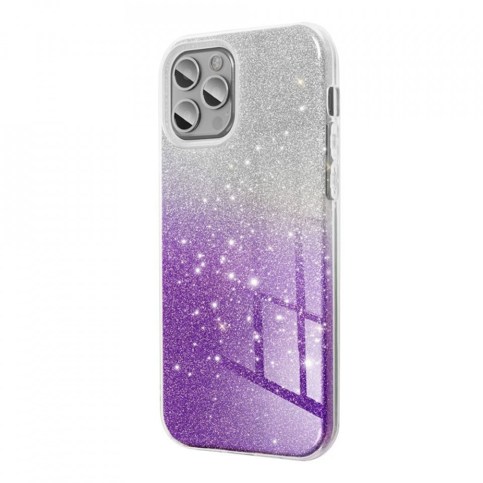 Husa Samsung Galaxy A13 4G din silicon lucios, Skyddar Shining - Transparent / Violet - 1 | YEO