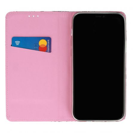Husa Samsung Galaxy A33 5G tip carte, Techsuit Smart Magnet - Flower - 2 | YEO