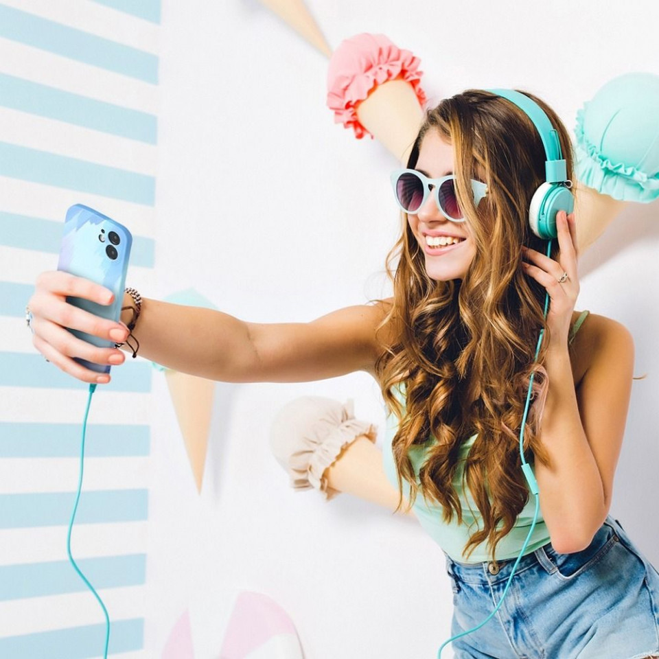 Husa Samsung Galaxy A53 5G din plastic dur, Skyddar POP - Mov/Albastru - 1 | YEO