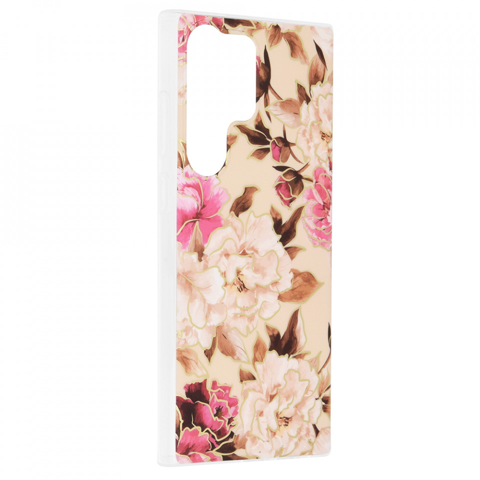 Husa Samsung Galaxy S23 Ultra Marble Series, Techsuit - Mary Berry Nude - 1 | YEO