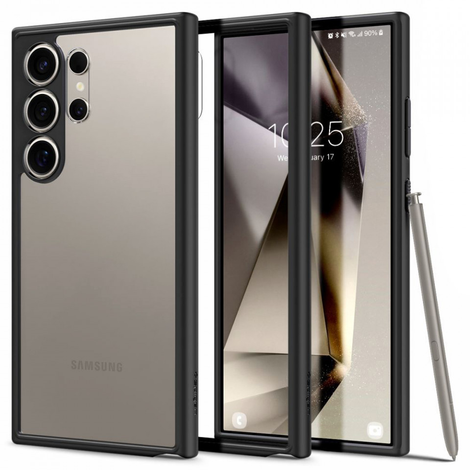 Husa Samsung Galaxy S24 Ultra, Ultra Hybrid Spigen - Negru
