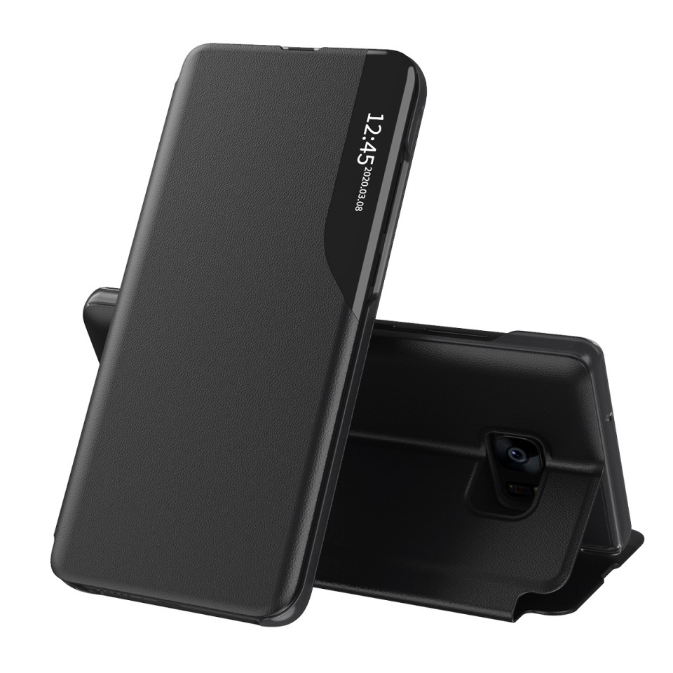 Husa Samsung Galaxy S7 Edge tip carte, Techsuit eFold - Negru