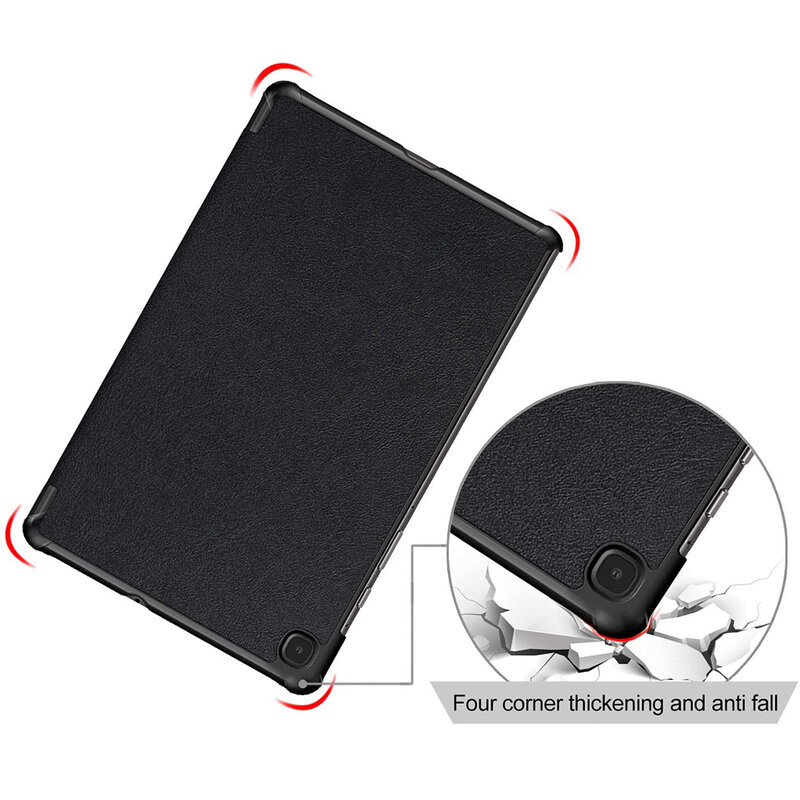Husa Samsung Galaxy Tab S6 Lite (2020 / 2022 / 2024), Techsuit FoldPro - Negru - 1 | YEO