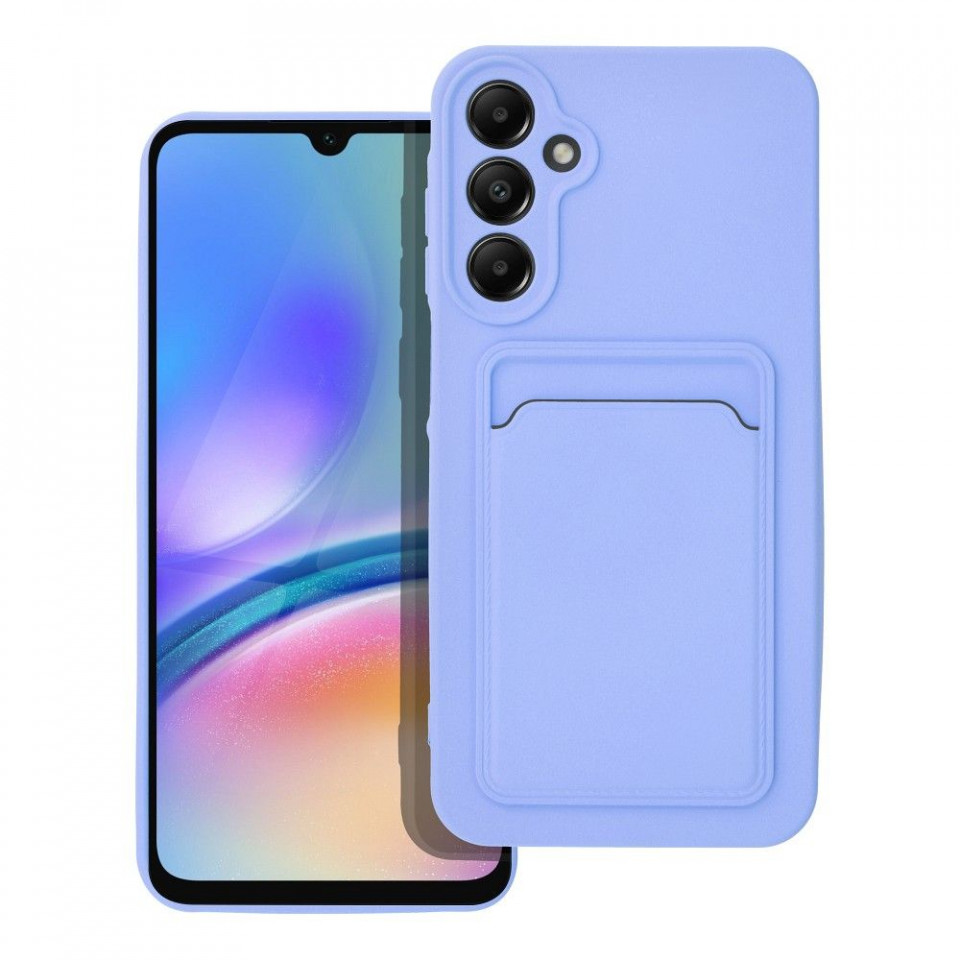 Husa Samsung Glaxy A25 5G din silicon suport card, Skyddar Cards - Mov