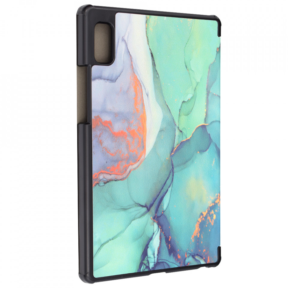 Husa tableta pentru Lenovo Tab M9 9.0 cu suport Multi-Unghi și functie Sleep/Wake , SKYDDAR FoldVision Colour - Green time - 2 | YEO