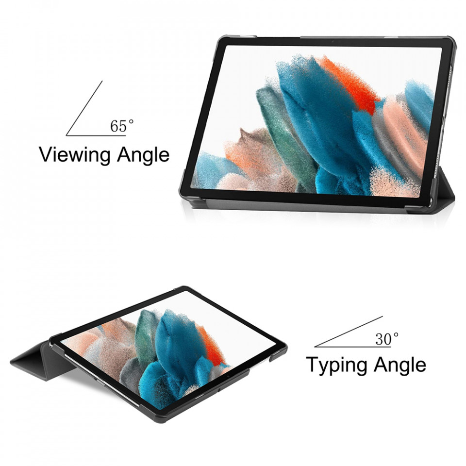 Husa tableta pentru Samsung Galaxy Tab A9 cu suport Multi-Unghi și functie Sleep/Wake , SKYDDAR FoldVision - Rosu - 3 | YEO