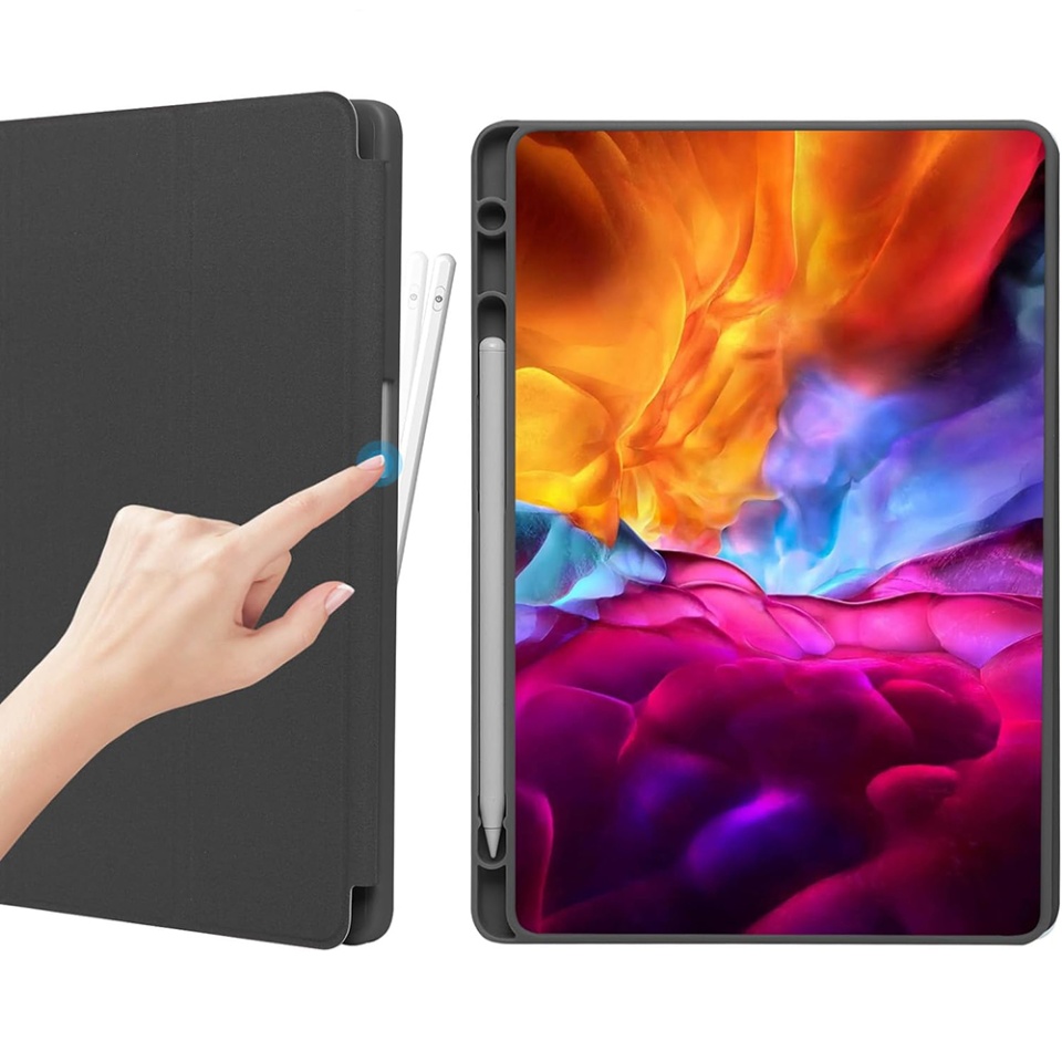 Husa tableta pentru Samsung Galaxy Tab A9 Plus cu suport cu 2 Unghiuri și functie Sleep/Wake, SKDR OfficeMate - Verde deschis - 1 | YEO