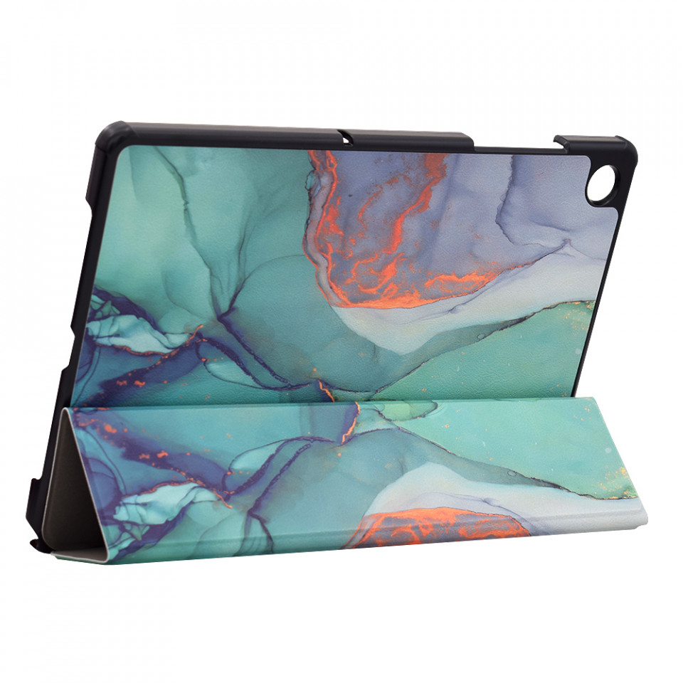 Husa tableta pentru Samsung Galaxy Tab A9 Plus cu suport Multi-Unghi și functie Sleep/Wake , SKYDDAR FoldVision Colour - Green time - 3 | YEO