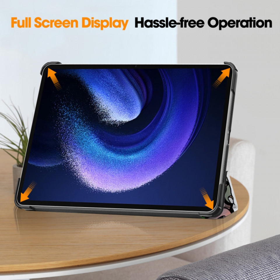 Husa tableta pentru Xiaomi Pad 6 / Pad 6 Pro cu suport Multi-Unghi și functie Sleep/Wake , SKYDDAR FoldVision Colour - Urban vibe - 2 | YEO