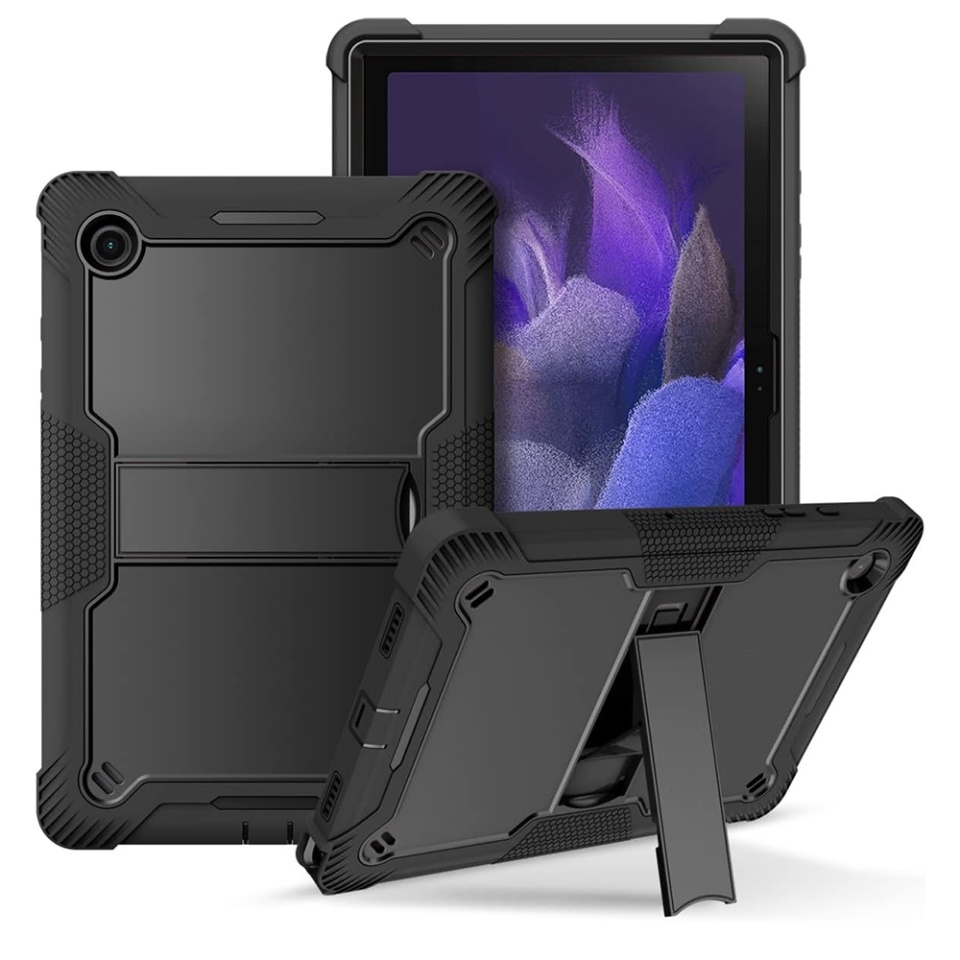 Husa tableta Samsung Galaxy Tab A8 10.5 (2021), Ideala pentru Utilizare Zilnica, Antisoc si Anti-zgarieturi, SKDR TabArmor - Negru - 1 | YEO