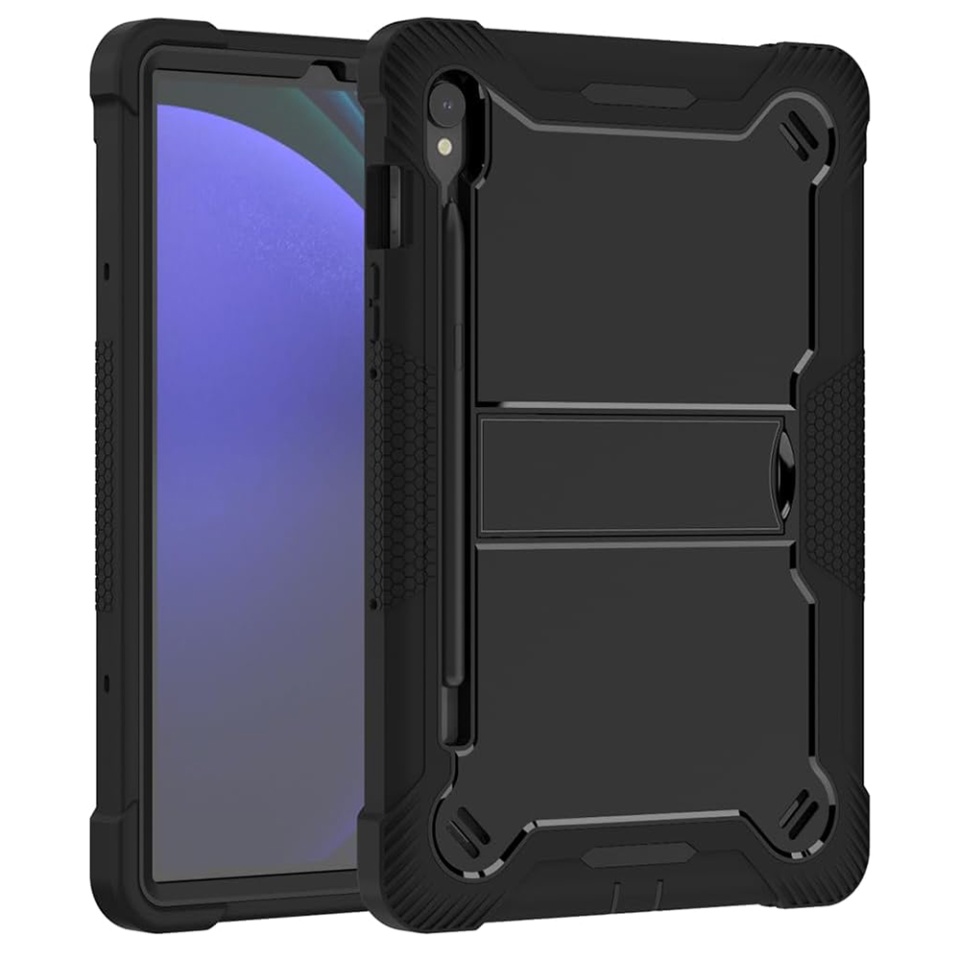 Husa tableta Samsung Galaxy Tab S9, Ideala pentru Utilizare Zilnica, Antisoc si Anti-zgarieturi, SKDR TabArmor - Negru - 0 | YEO