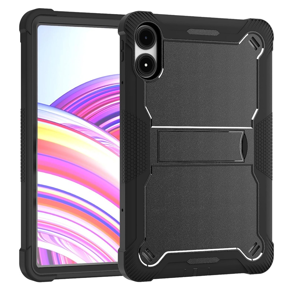 Husa tableta Xiaomi Redmi Pad Pro / Poco Pad, Ideala pentru Utilizare Zilnica, Antisoc si Anti-zgarieturi, SKDR TabArmor - Negru