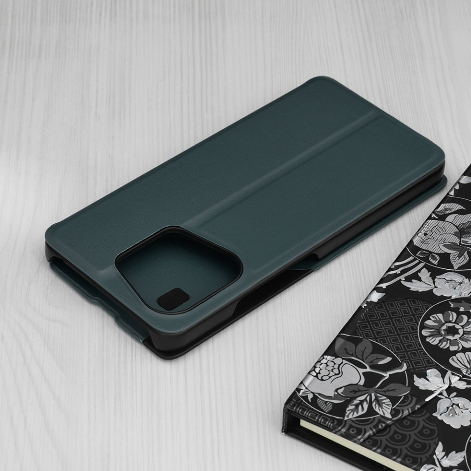 Husa Xiaomi Redmi Note 13 4G tip carte, Techsuit eFold - Verde - 1 | YEO