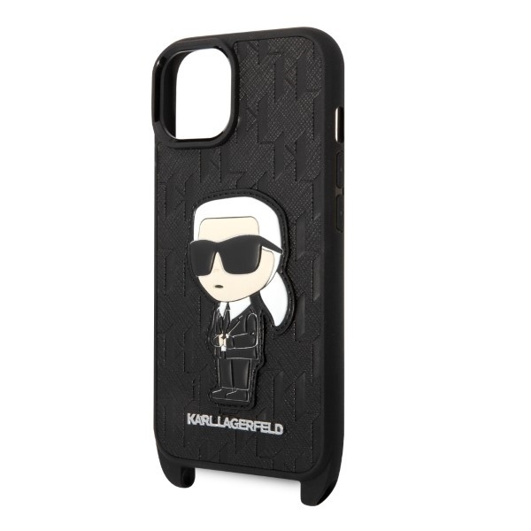 Huse pentru iPhone 14 Plus, Karl Lagerfeld, Hardcase Monogram, Alb - 3 | YEO