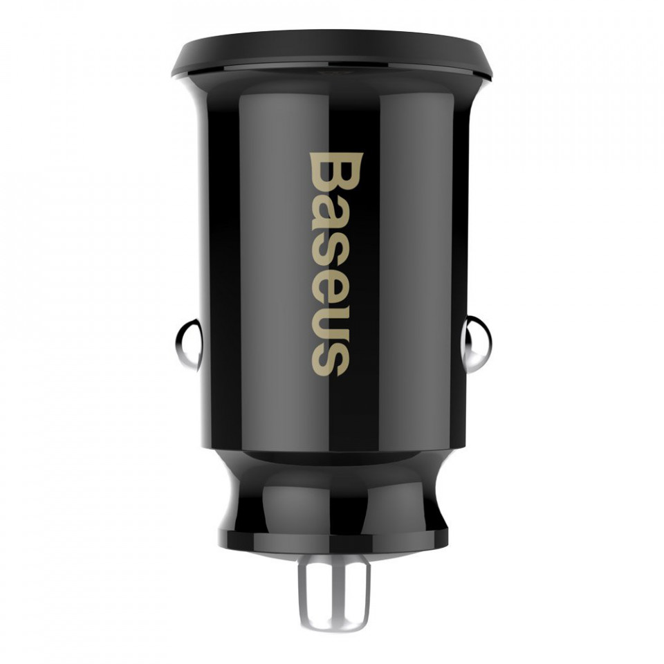 Incarcator Auto USB, 5V, 3.1A - Baseus Grain (CCALL-ML01) - Black - 2 | YEO