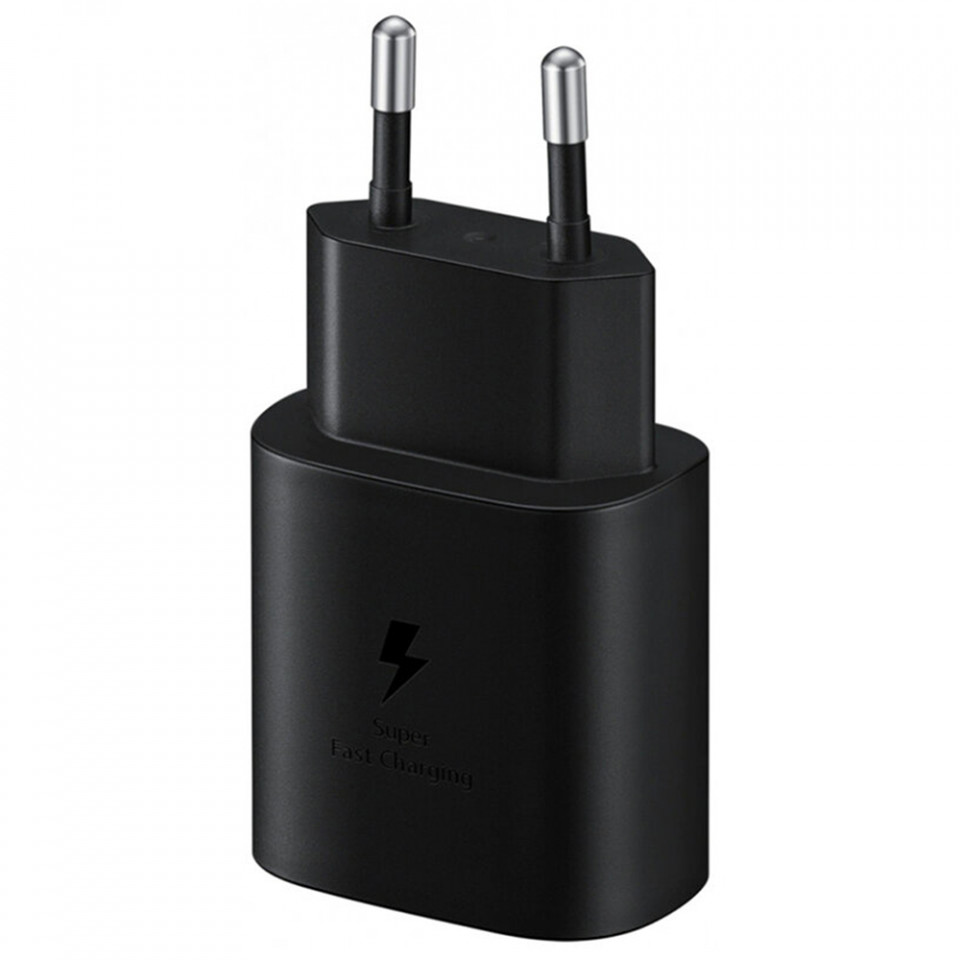 Incarcator de Priza Type-C, 25W, 3A Original Samsung - Negru - 1 | YEO