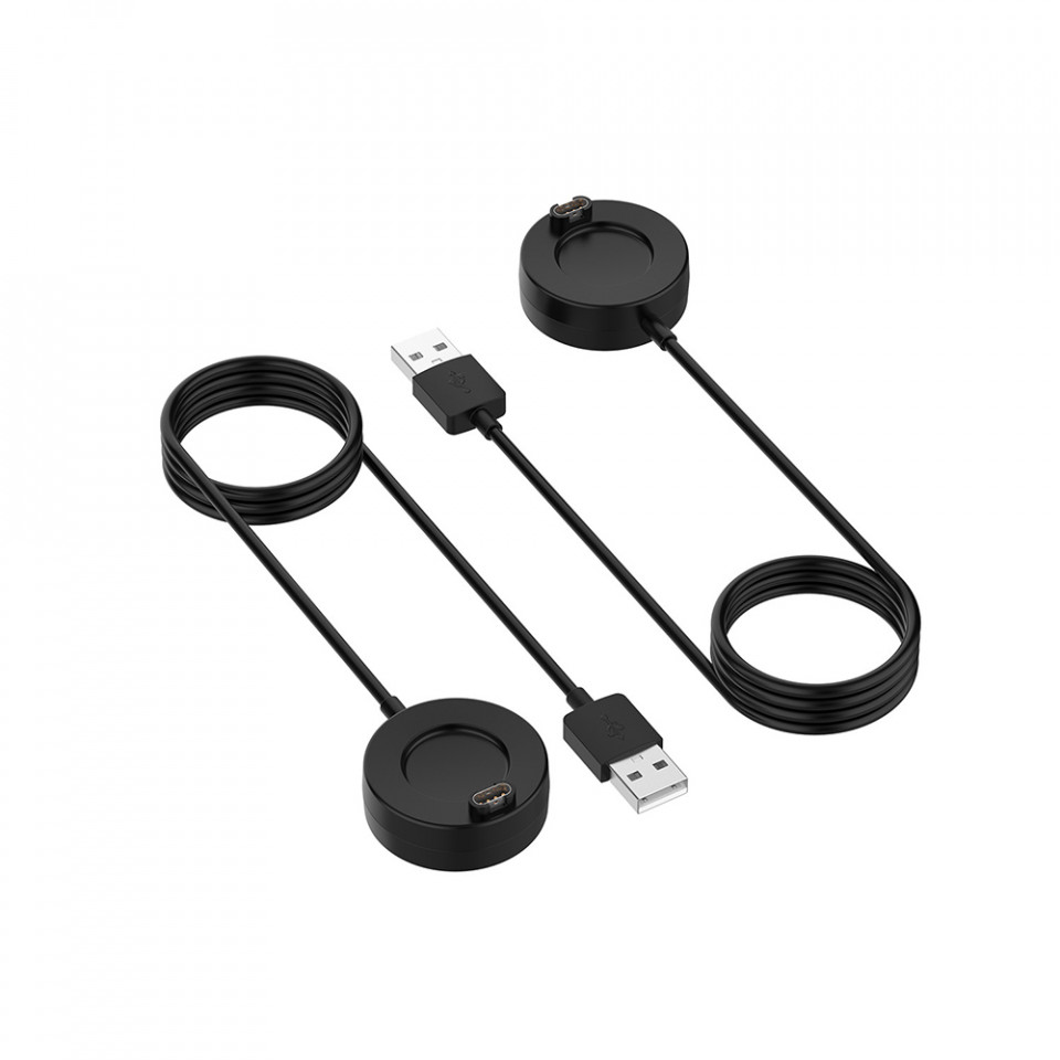 Incarcator pentru Garmin Watch, USB, 5W, 1m - Techsuit (TGC4) - Black - 2 | YEO