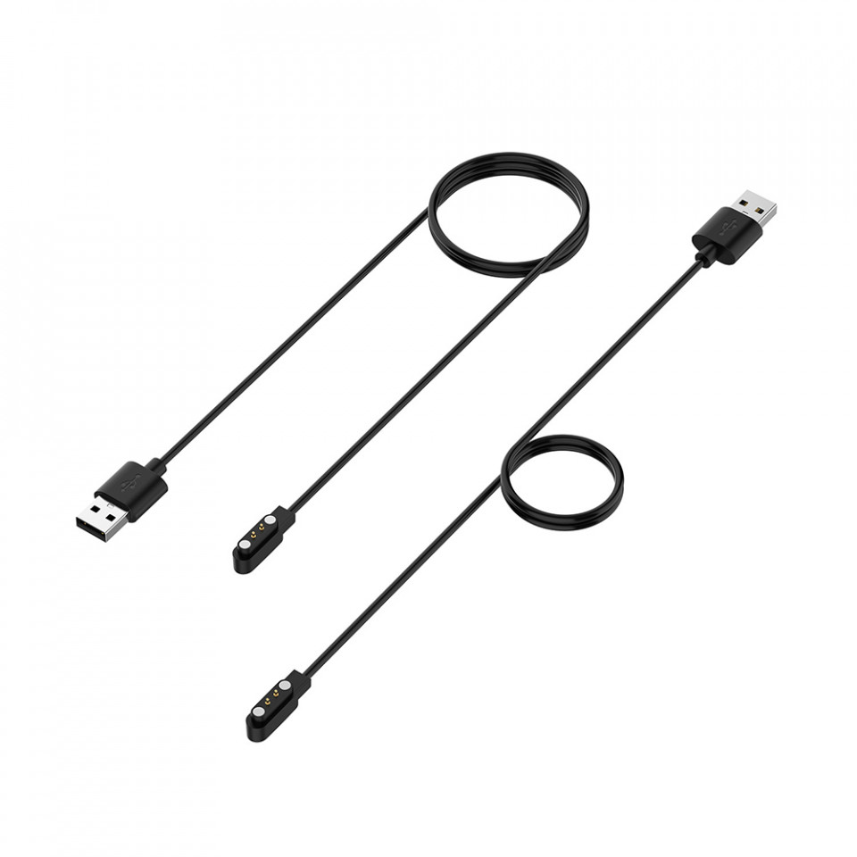 Incarcator pentru Haylou Watch USB, 3.5W - Techsuit (TXC4) - Black - 3 | YEO