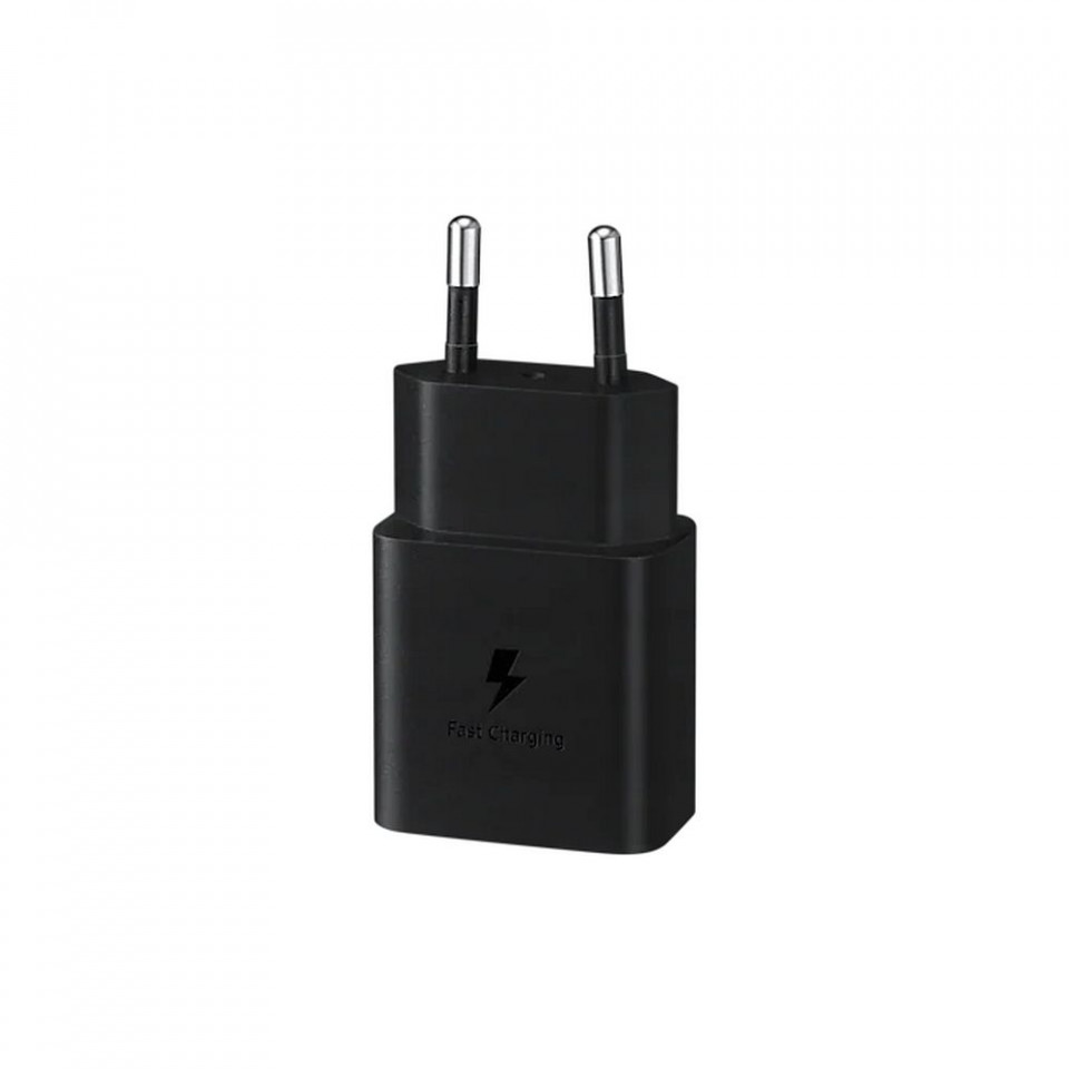 Incarcator priza fast charge 15W, 2A, Type-C, Original Samsung - Negru - 1 | YEO