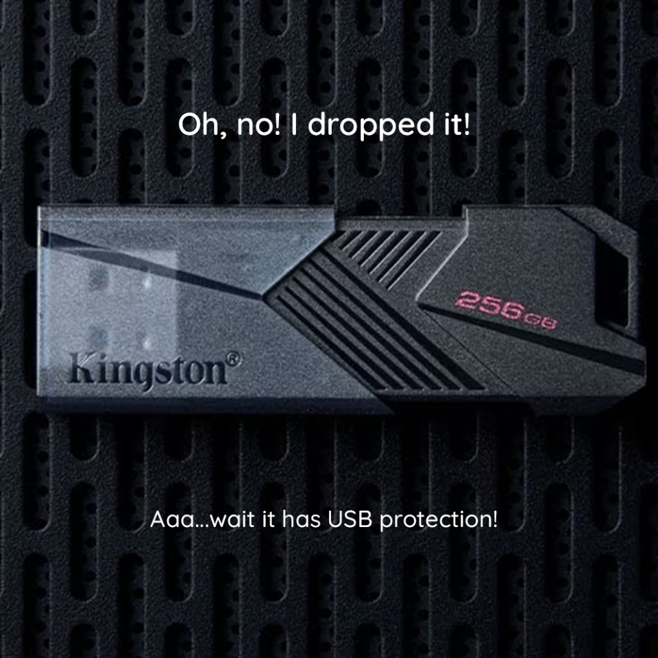Memorie USB Kingston Exodia Onyx, 64GB, USB 3.0, Negru - 3 | YEO