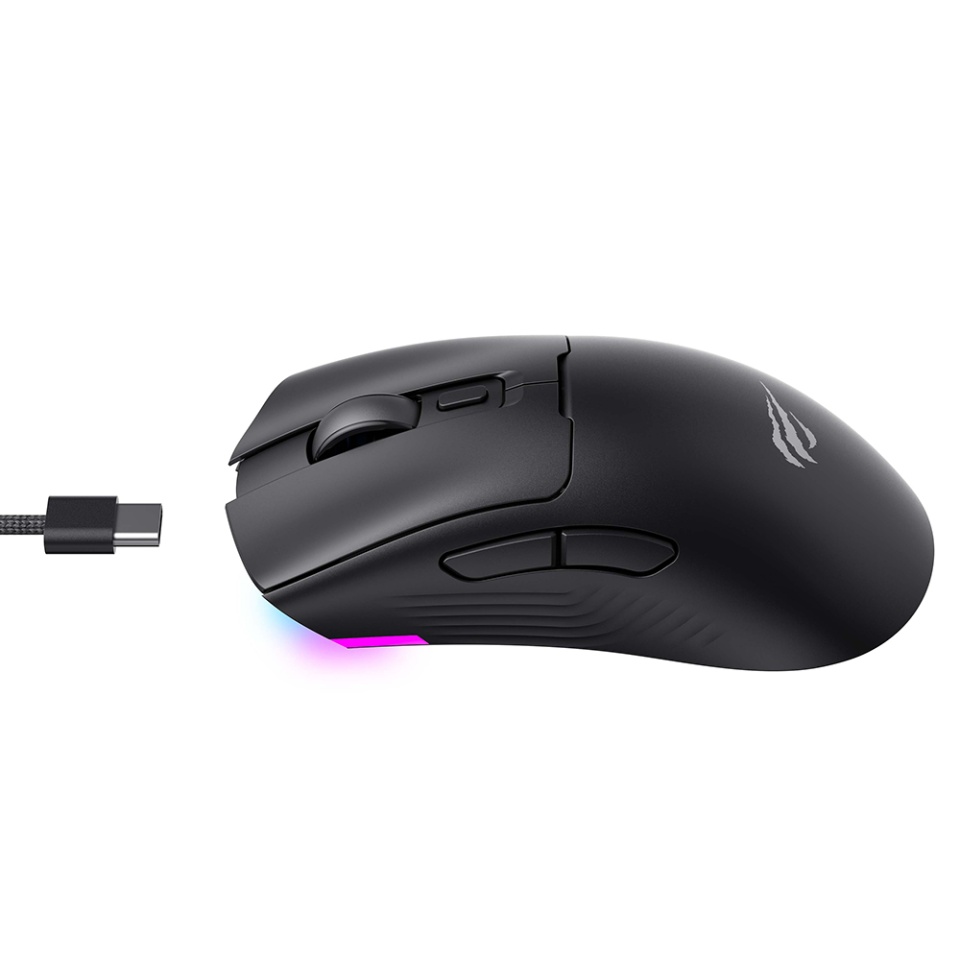 Mouse gaming wireless 2.4GHz, DPI 10000, baterie 500mAh, Havit MS966WB, Negru - 3 | YEO