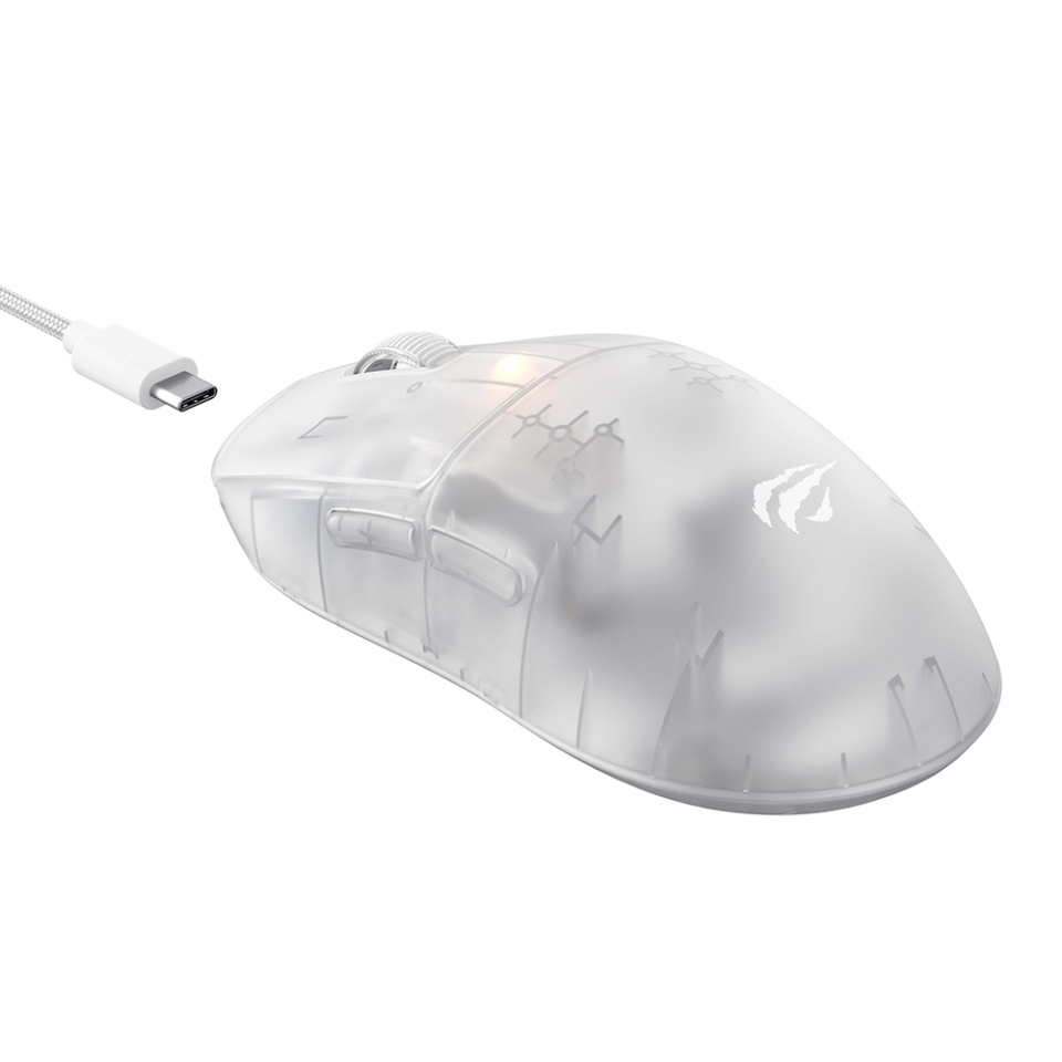 Mouse gaming wireless 2.4GHz, DPI 12000, baterie 300mAh, Havit MS970WB Pro, Alb - 3 | YEO