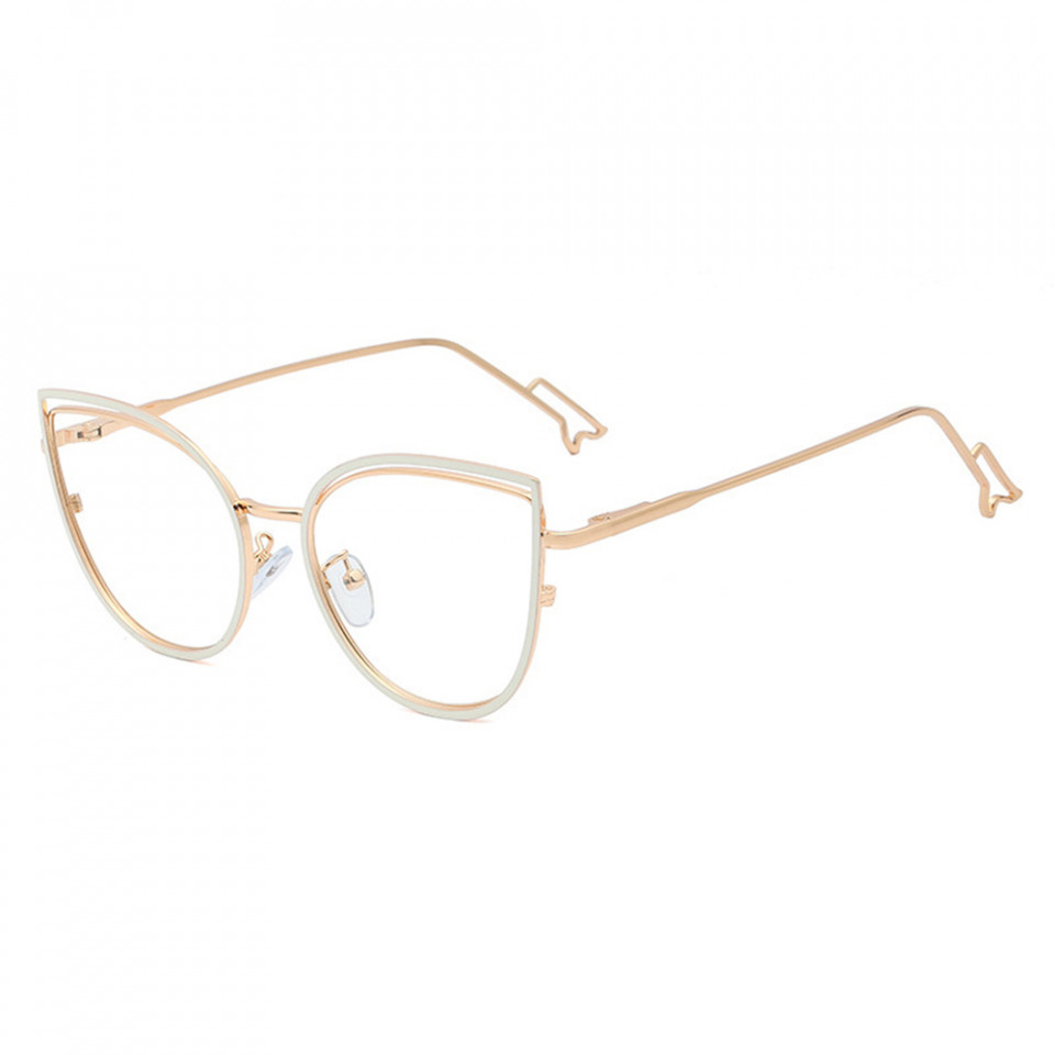 Ochelari calculator dama protectie lumina albastra, Techsuit (F95597-C6) - White