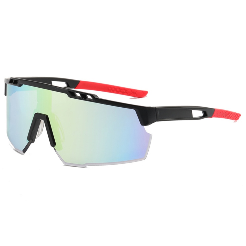 Ochelari de Ciclism și Activități Sportive Outdoor, cu Ramă și Lentile PC, Unisex - Negru Albastru deschis