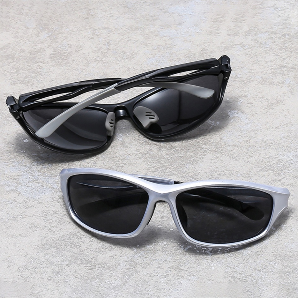 Ochelari de Ciclism și Activități Sportive Outdoor, Polarizați, Ramă PC, Unisex - Negru Galben - 1 | YEO