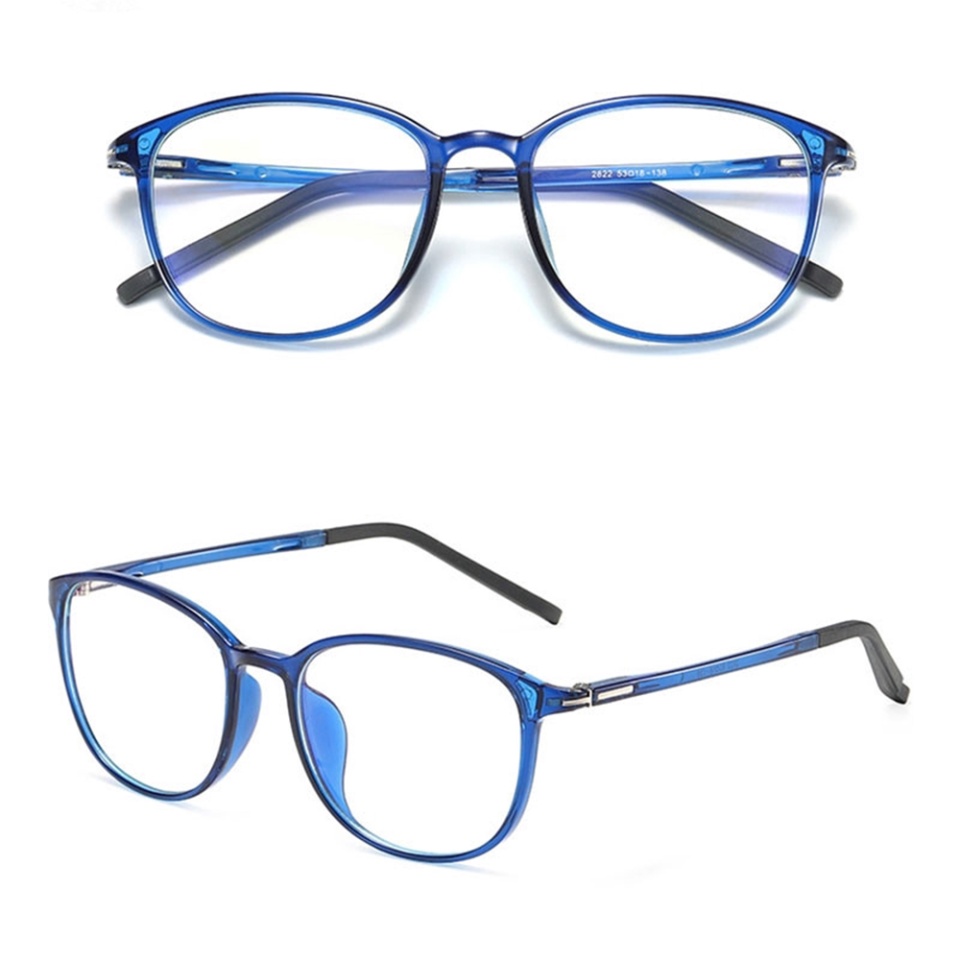 Ochelari Protectie Calculator, Ecran Telefon, Televizor, Gaming, anti Lumina Albastra, Antireflex, fara Dioptrii, SKDR OptiGlow F2822 - Albastru - 2 | YEO