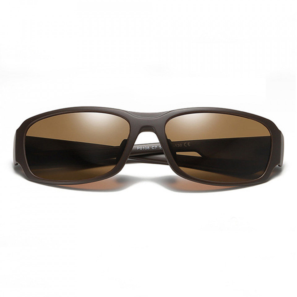 Ochelari soare barbati cu protectie UV (MM108), Techsuit - Brown - 1 | YEO