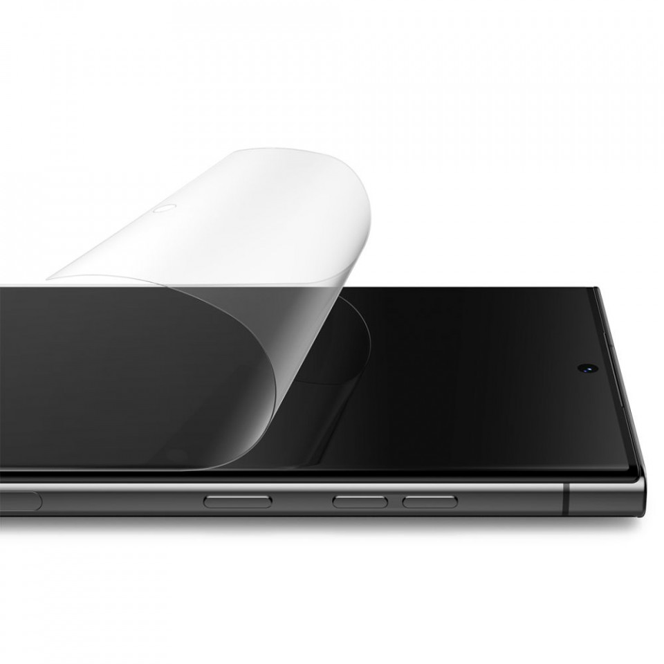 [Pachet 2x] Folie Samsung Galaxy S23 Ultra, Spigen Neo Flex - Transparent - 1 | YEO