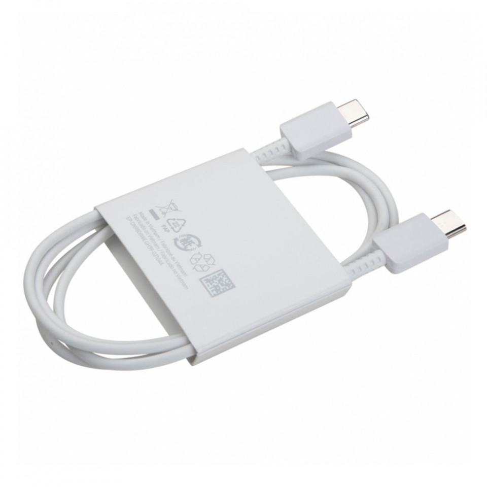 Samsung - Data Cable (EP-DN980BWE) - Type-C to Type-C, 25W, 3A, 1m - White (Bulk Packing) - 1 | YEO