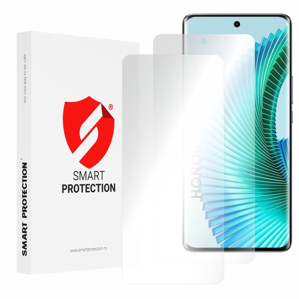 [SET 2x] Folie de protectie Honor Magic6 Lite, Premium Classic, Smart Protection, Transparent
