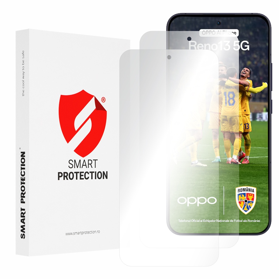 [SET 2x] Folie de protectie Oppo Reno13, Premium Classic, Smart Protection, Transparent