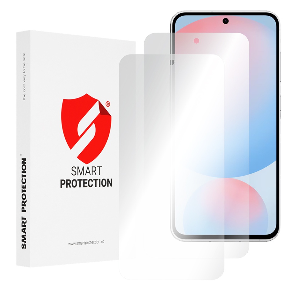 [SET 2x] Folie de protectie Samsung Galaxy S24 FE, Premium Classic, Smart Protection, Transparent