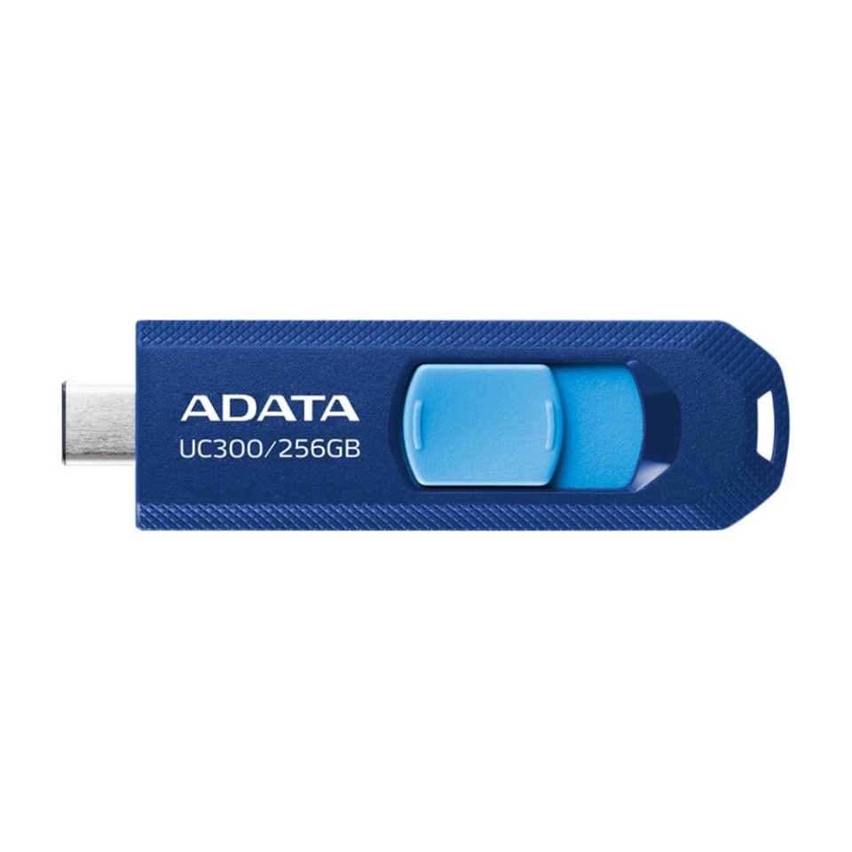 Stick de Memorie USB-C FlashDrive, 256GB, 100MB/s, Adata UC300, Albastru