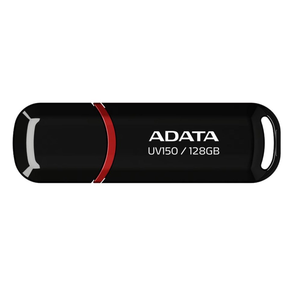 Stick USB ADATA UV150 128G, USB 3.2, Transfer Rapid, Negru