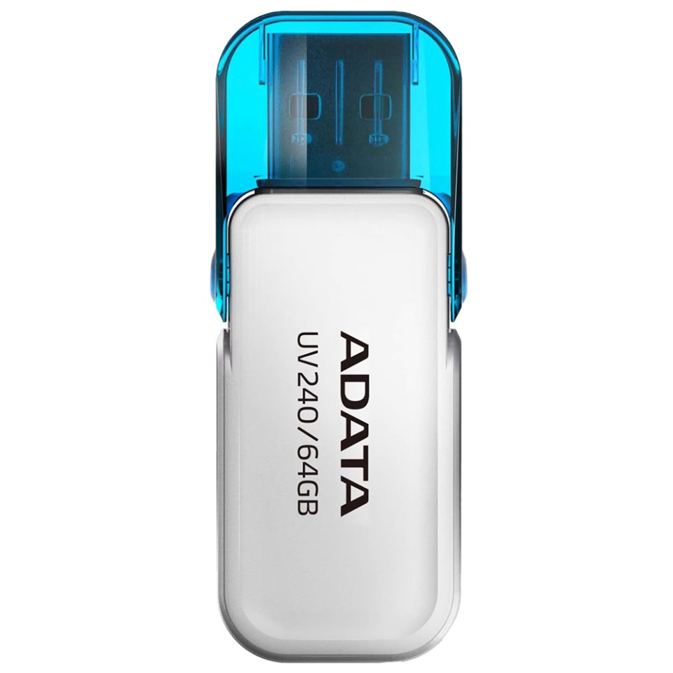 Stick USB ADATA UV240 ,64G, USB 2.0, Capac Flip, Alb - 3 | YEO