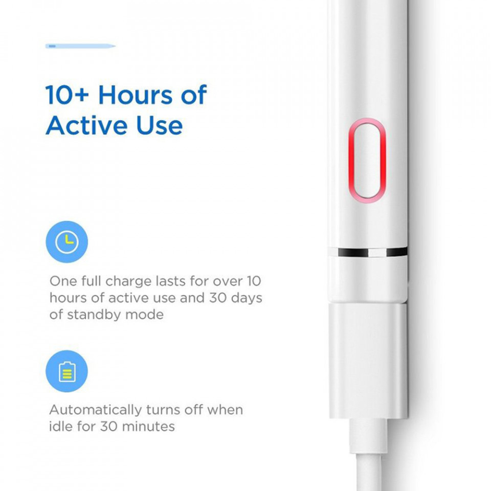 Stylus Pen pentru Android, iOS, Windows, Cablu Type-C, ESR - Alb - 2 | YEO