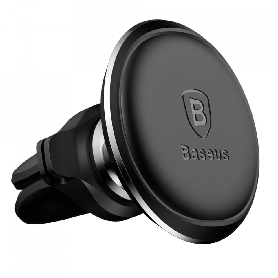 Suport auto grila ventilatie cu prindere magnetica, Baseus (SUGX-A01) - Negru