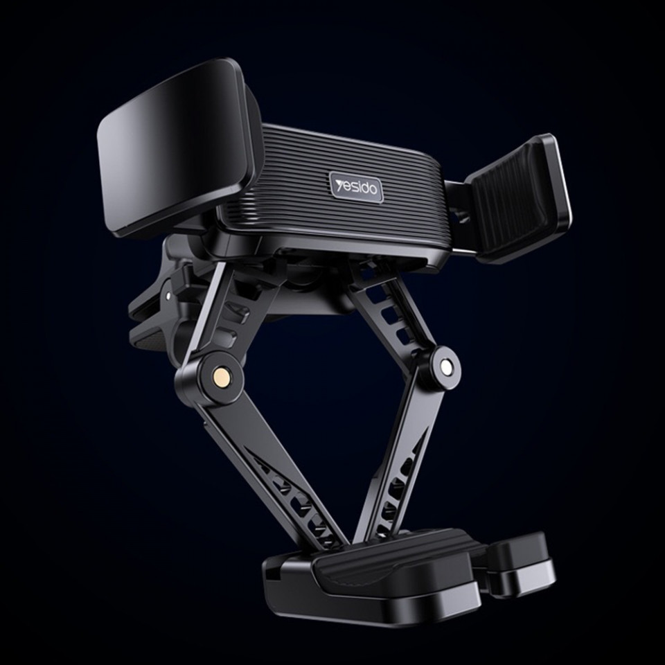 Suport Auto Grila Ventilatie - Yesido Gravity Holder - Negru - 2 | YEO